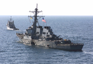 USS Cole damaged